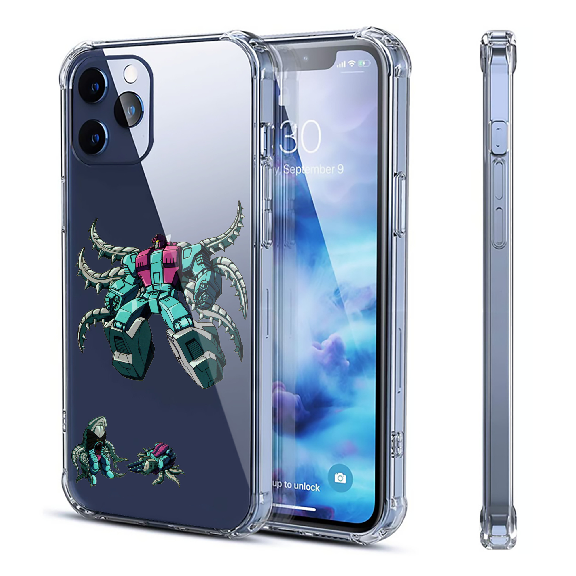 （画像用）  【iPhone 12シリーズ対応】透明スマホケース（クリアソフトケース）